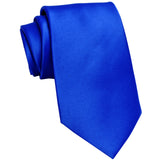 New Polyester Men's Extra Long Neck Tie only solid formal wedding prom party work