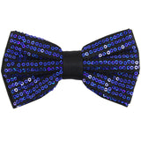 New Men's Pre tied bowtie only Polyester Sequin Bowtie wedding party Prom