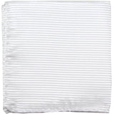 New Polyester Woven Thin Striped Pocket Square Hankie Handkerchief