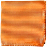 New Polyester Woven Thin Striped Pocket Square Hankie Handkerchief