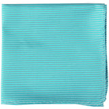 New Polyester Woven Thin Striped Pocket Square Hankie Handkerchief