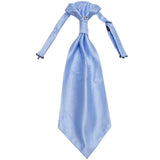 New 100% Polyester Men's Horizontal Stripes Ascot Cravat Only Wedding Prom