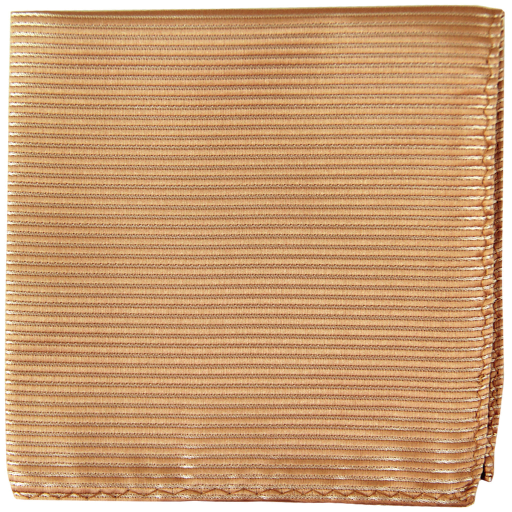 New Polyester Woven Thin Striped Pocket Square Hankie Handkerchief