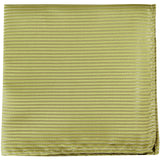 New Polyester Woven Thin Striped Pocket Square Hankie Handkerchief