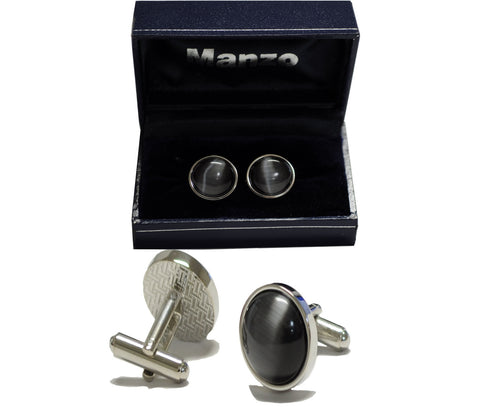 New Men's Cufflinks Formal casual Party Prom Wedding stone Black #33