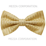 New formal men's pre tied Bow tie stripes