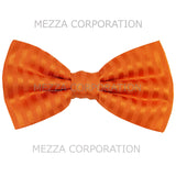 New formal men's pre tied Bow tie stripes