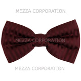 New formal men's pre tied Bow tie stripes