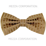 New formal men's pre tied Bow tie stripes