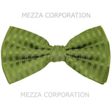 New formal men's pre tied Bow tie stripes