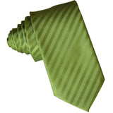 New Polyester Woven Men's 2.5" slim necktie Wedding Stripes Prom