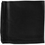 New MANZO Men's Polyester Shiny Finish Pocket Square Hankie Only formal