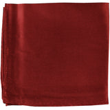 New MANZO Men's Polyester Shiny Finish Pocket Square Hankie Only formal